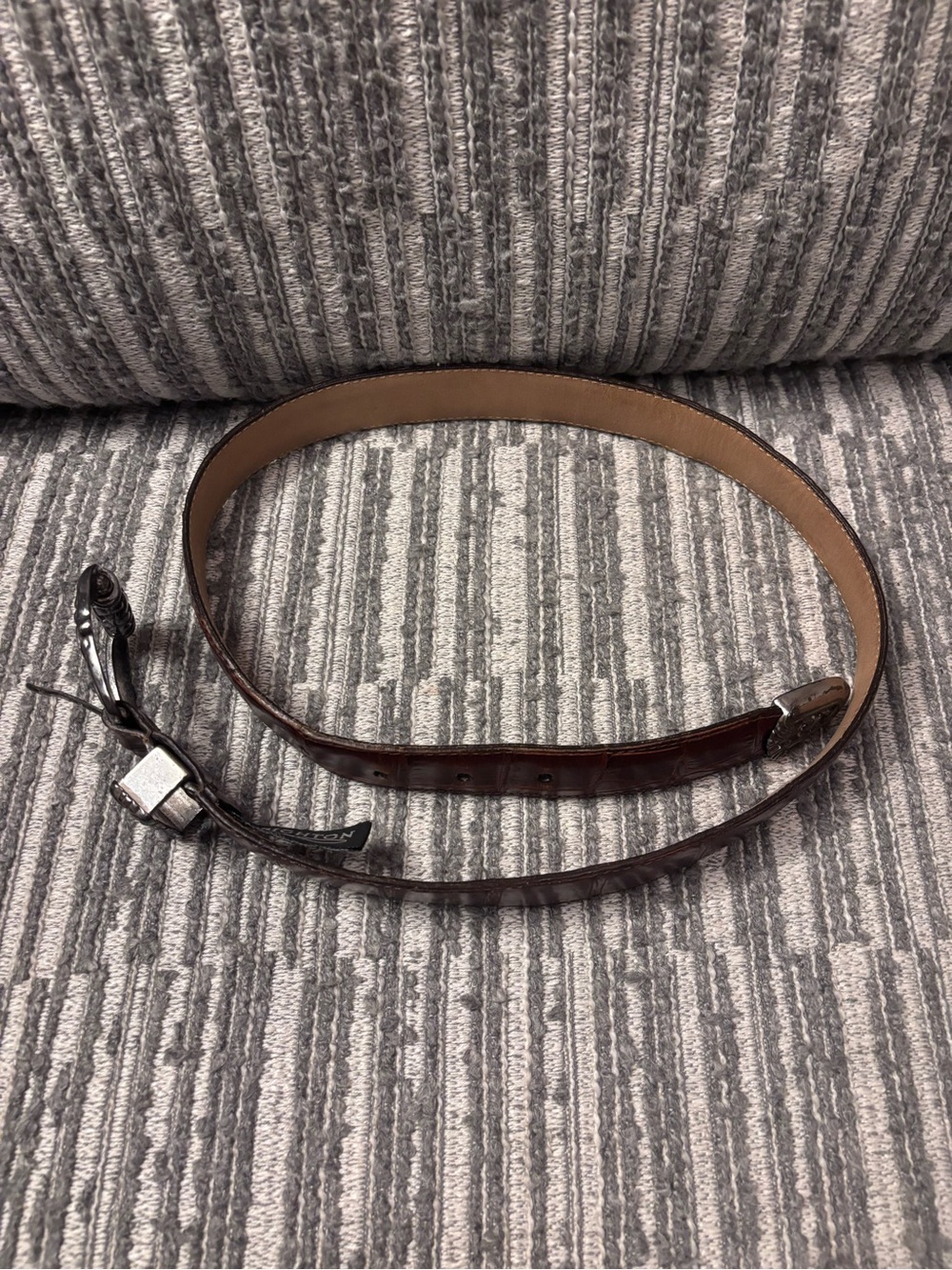 Women's Vintage Brighton Brown Leather Belt